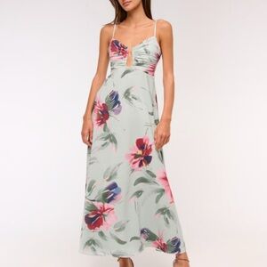 Abercrombie & Fitch Bra-Free Hardware Maxi Dress